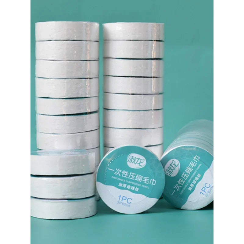 10PCS Set Compressed Towel Travel Quick-Drying Towel Trip Disposable Hotel Washable Cloth Towel Napkin Washcloth Outdoor Travel Oasis Select