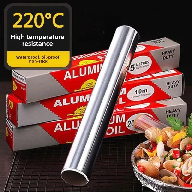 Tin Foil Food Grade Aluminum Foil Air Fryer Specialized Tin Foil Household Oven Baking and Grilling Tin Oasis Select 3PCS