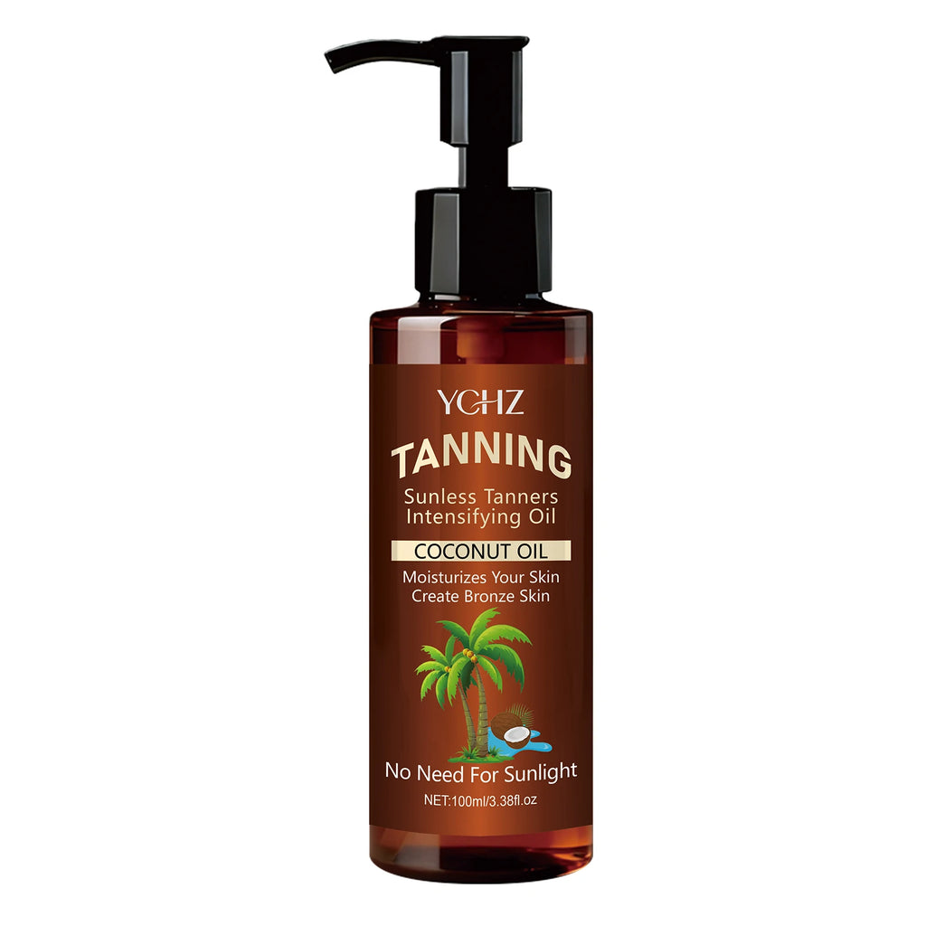 YCHZ Coconut Tanning Oil – Bronze & Moisturize | 100ml