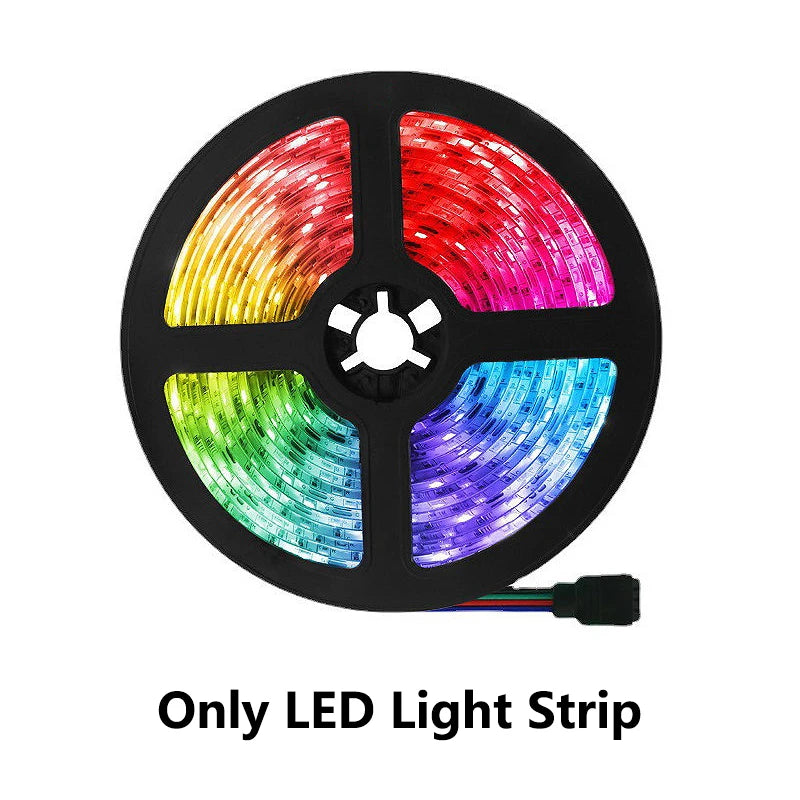 5V RGB 2835 LED Lights Strip Bluetooth APP IR Remote Control USB 0.5m 1m 2m 3m 4m 5m Gaming Room Decoration TV Background Light Oasis Select Only LED Strip 2m