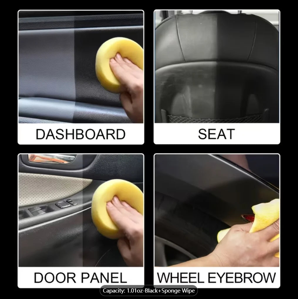 Car Plastic Scratch Repair & Dashboard Restorer with Sponge Car Interior Restorer Oasis Select