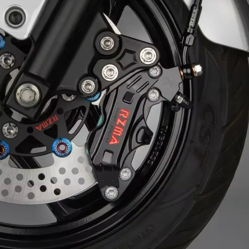 RZMA Large Abalone Caliper M402 Domestic Large Four Pair Piston Modified Disc Brake Oasis Select