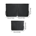Car Privacy Curtains 3Pcs Universal Car Window Shades Light Blocking Sunshades Screen Covers for Travel Camping Nap Sleeping