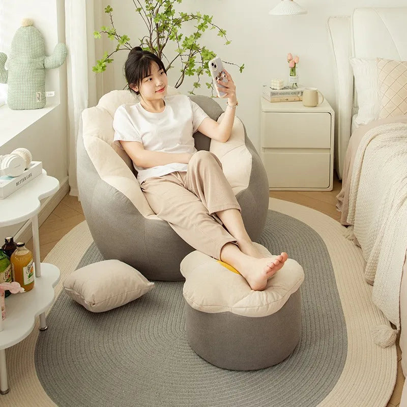 Lazy sofa rental living room small sofa single recliner tatami parcel flower sofa Oasis Select