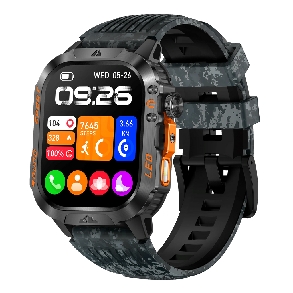 MINGCC Smartwatch – Wireless Calling, Heart Rate & Fitness