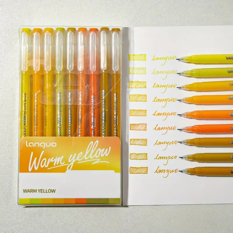 9Pcs Fluorescent Highlighter Set, Assorted Colors, Perfect for Writing, Drawing, Note-Taking & School Office Supplies Oasis Select YELLOW