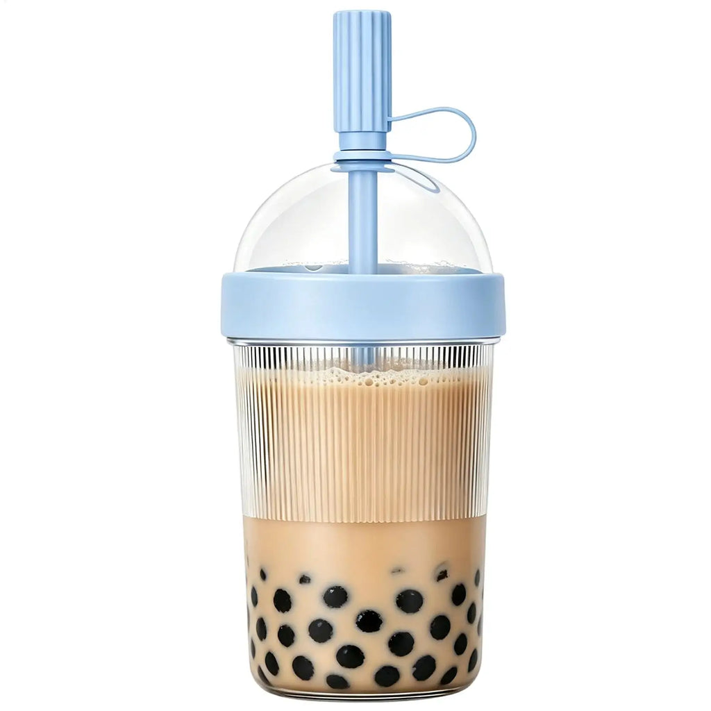 Reusable Coffee Cups with Lids 17oz Tumbler with Straw Tea Mug with Straw for Women Men Travelers Students Home Office Gym Oasis Select