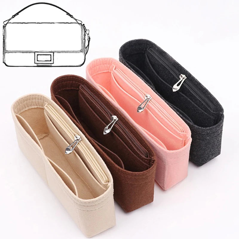 1PC Felt Insert Bag Organizer, Makeup Organizers, Liner Perfect for Brand Women's Handbags For And Cosmetic Bags Oasis Select