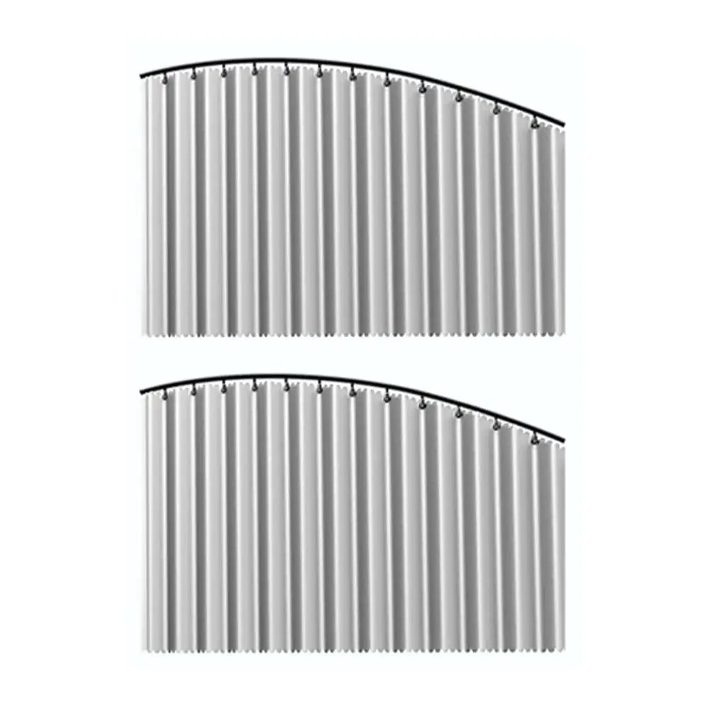 2/4Pcs Car Side Window Sun Shade, Automatic Telescopic Curtain, Foldable Heat Shield, UV Blocking Privacy for Sedan SUV Oasis Select Gray Rear 2Pcs