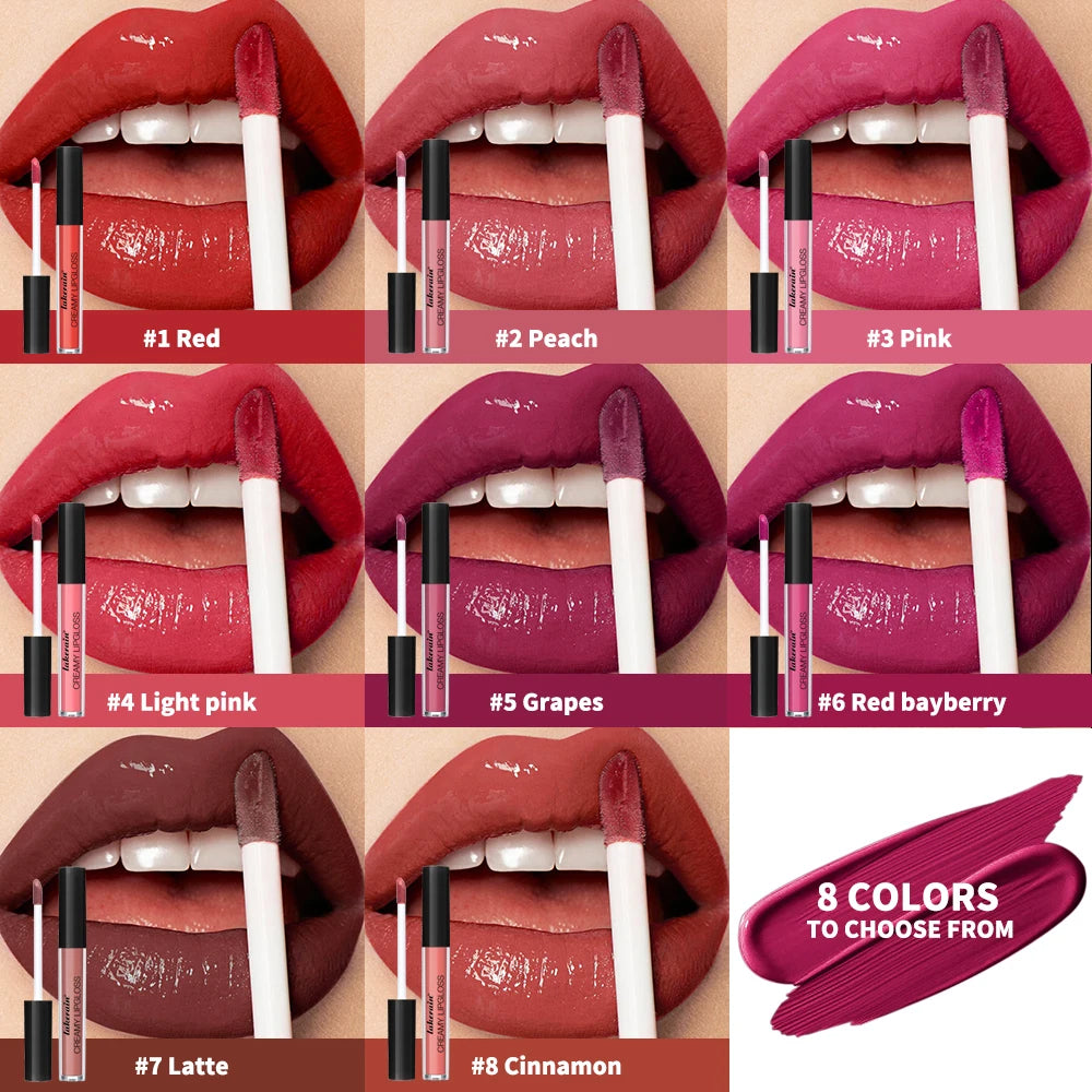 Lips Satin Gloss Lip glaze Mist Liquid Glosses Lipstick Waterproof long-lasting color liquid Lip Glosses Lip Plumpers Lip Makeup Oasis Select