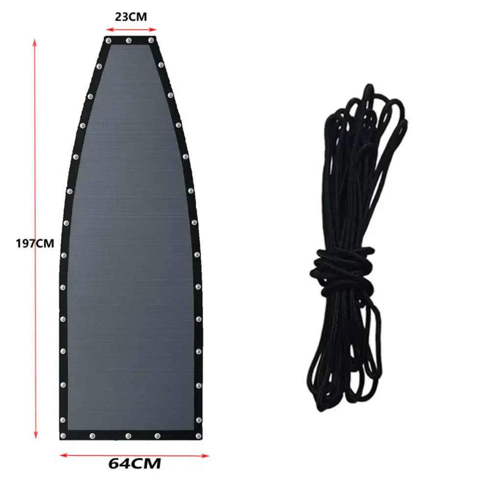 Black Replacement Seat Cloth For Textilene Hanging Swing Chair - 64x197x23CM Garden Swing Replacement Waterproof Dustproof Oasis Select black