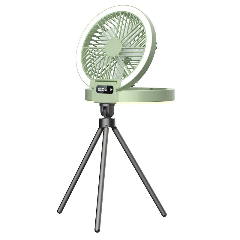 5-in-1 USB Rechargeable Mini Fan – Night Light & Aromatherapy