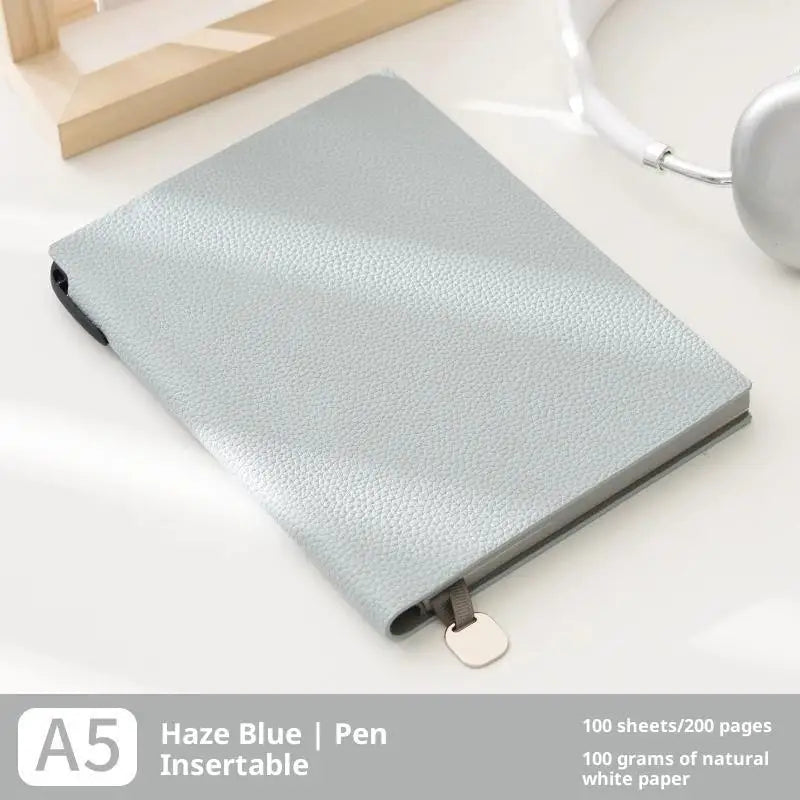 1pcs Business Notebook B5 A5 A6 Thick Leatherette Business Notebook Office Notepad Soft Cover Litchi Pattern Journal for Work Oasis Select A2