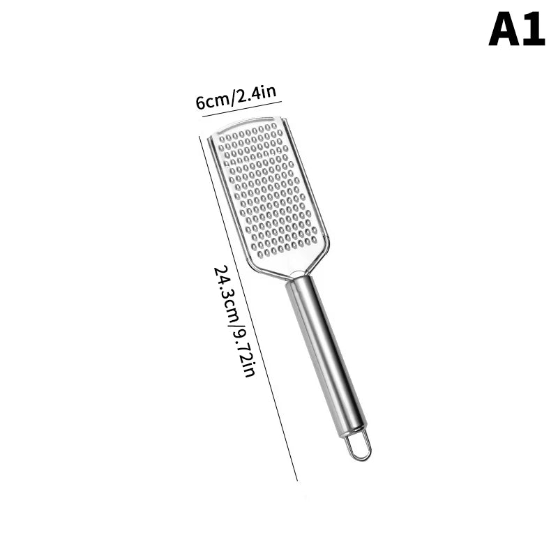Stainless Steel Handheld Cheese Grater Multi-PurposeKitchen Food Graters For Chocolate Butter Fruit Vegetable Kitchen Items Oasis Select A1