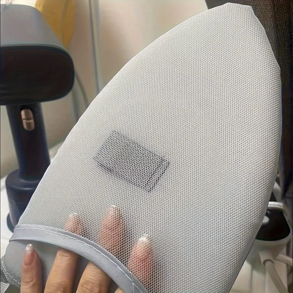 Portable Mini Ironing Board, Handheld Foldable Ironing Pad with Heat Resistant Glove,Small Travel Ironing Mat for Home Mini Iron Oasis Select