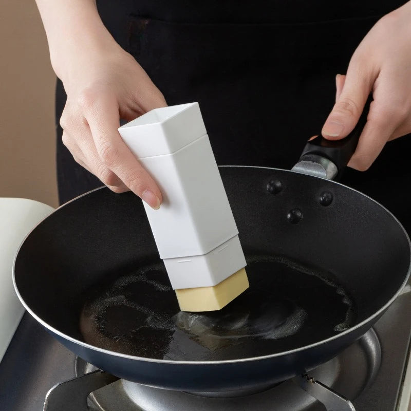 PP Butter Storage Container Rotating Bottom Anti Adhesion Spreading Tool Handy Daily Kitchen Accessory for Quick Breakfast Oasis Select