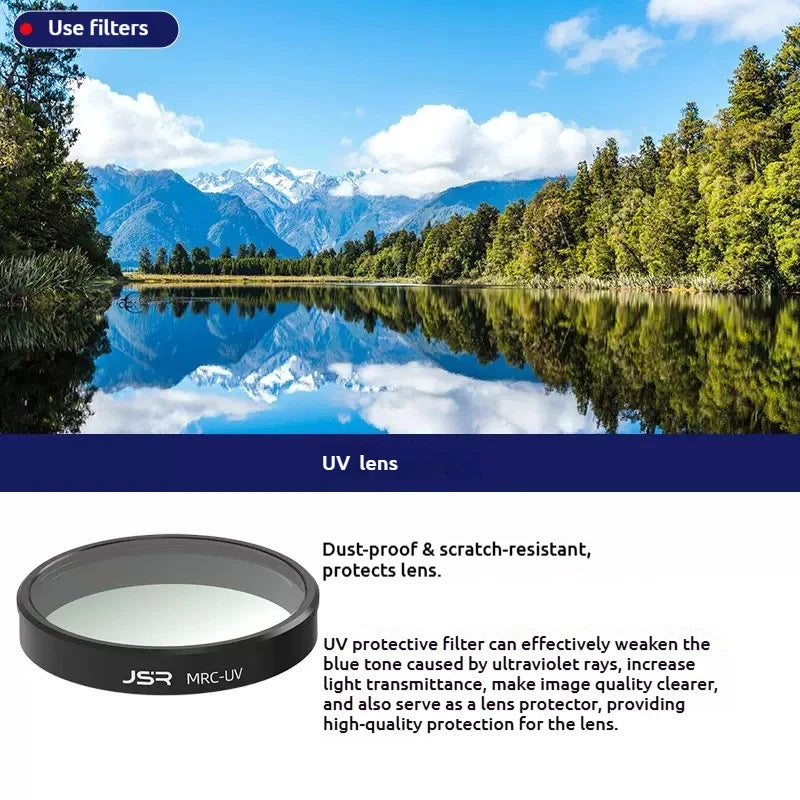 JSR Optical Glass Filters for DJI Osmo Nano – UV CPL ND Star