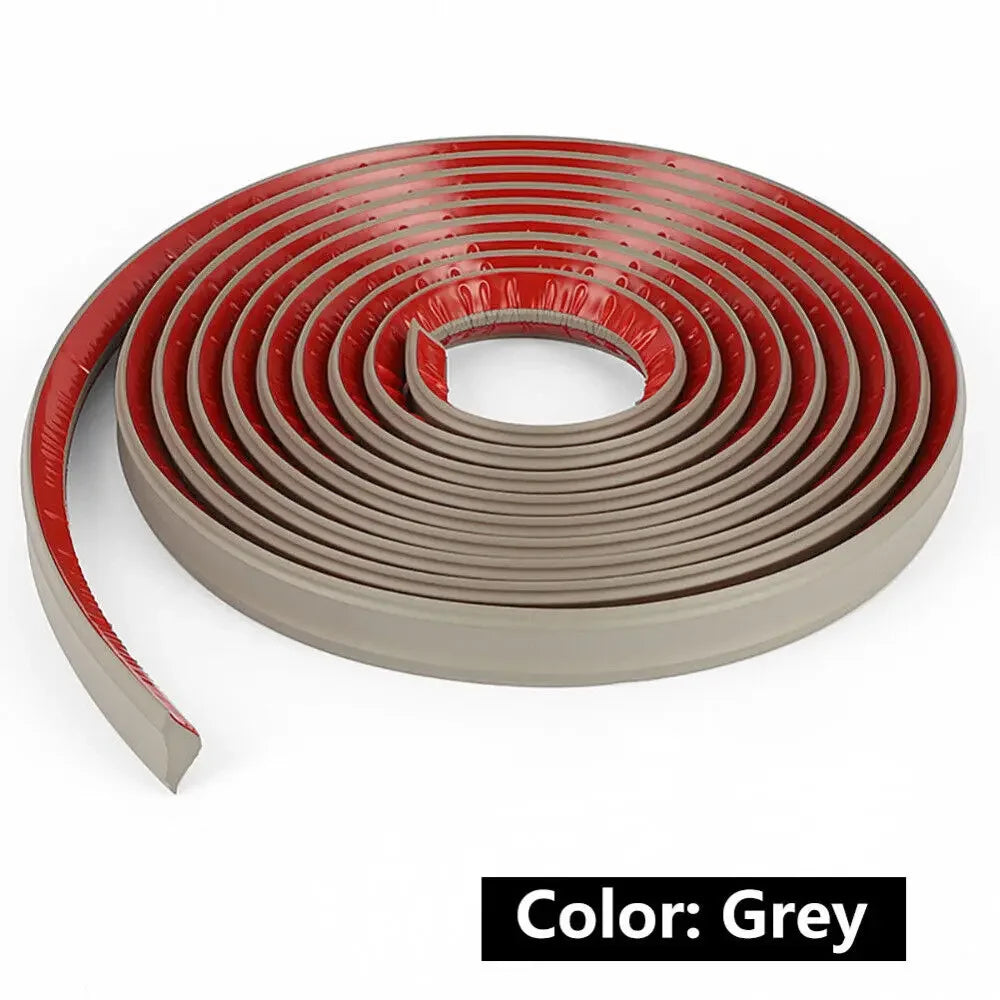 5M Self-Adhesive Wall Inner Corner Trim Corner Molding Line Tape Skirting Line Ceiling Caulk Internal Strip Edge Strip Home Dec Oasis Select grey