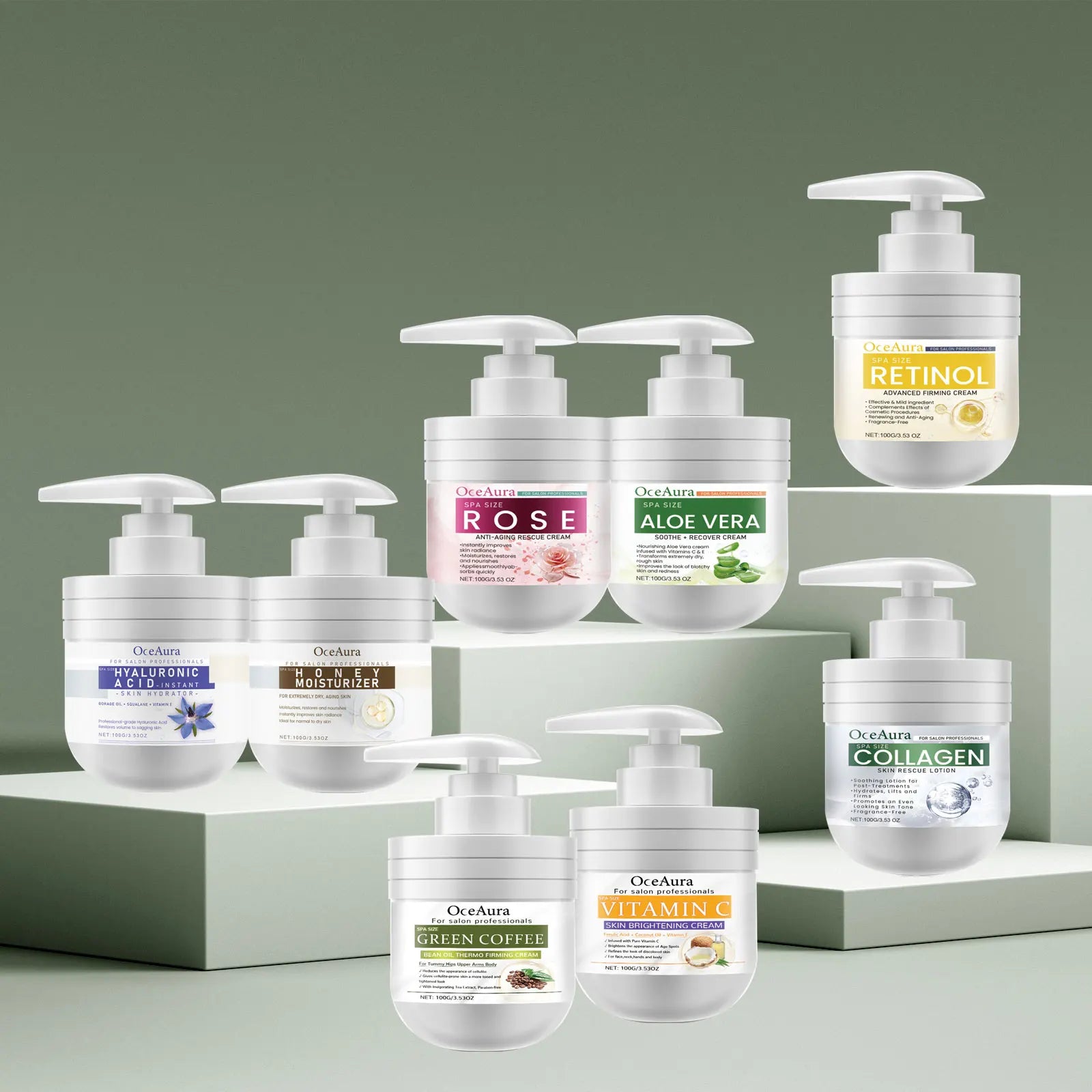 OceAura Retinol Anti-Aging Face & Body Moisturizer Cream 100g Anti-Aging Moisturizer Oasis Select
