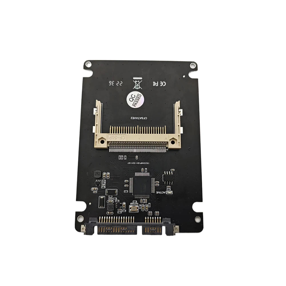 CF 50-Pin to SATA Adapter – CF I/II to 2.5/3.5" SATA Converter Storage Adapter Card Oasis Select