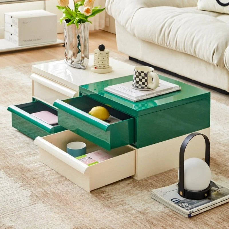 Removable panda cabinet medieval bedside table ins plastic multi-layer storage cabinet bedroom simple locker Oasis Select