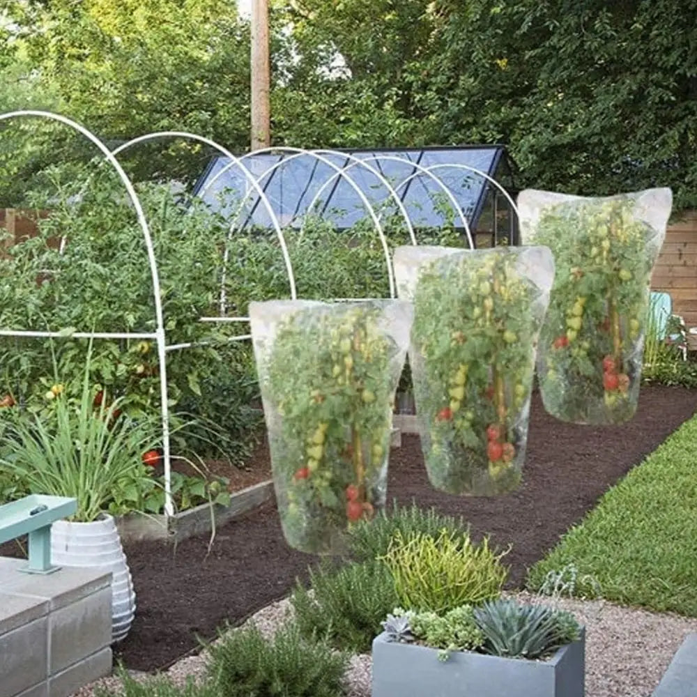 2-Pack Plant Insect & Bird Protection Net Bags | Drawstring Cover Garden Plant Netting Oasis Select