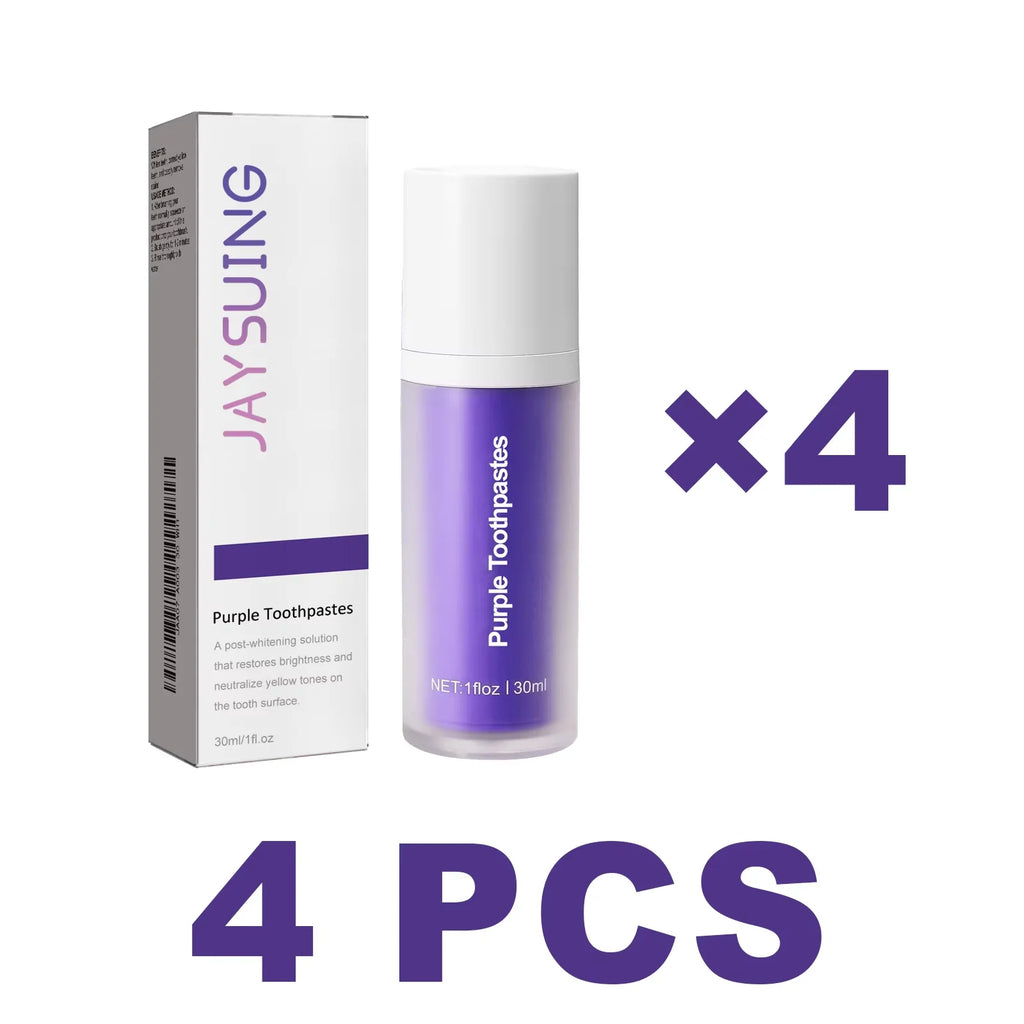 Jaysuing Purple Whitening Toothpaste – Stain & Plaque Removal