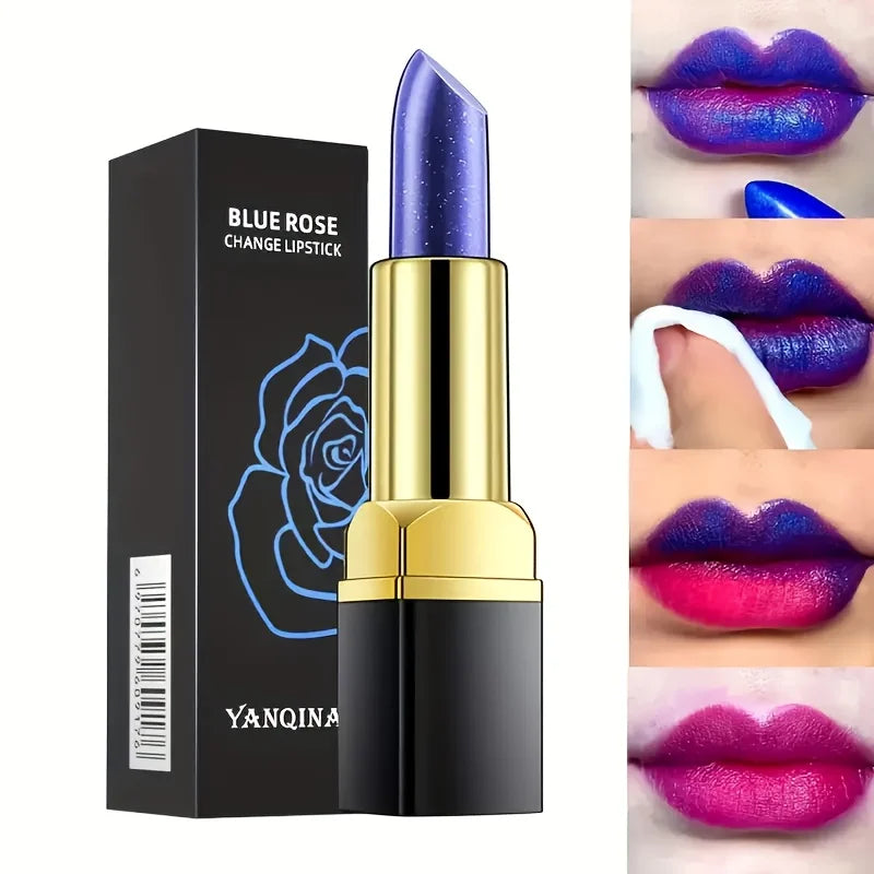 YANQINA Blue Rose Color-Changing Lipstick | Moisturizing Lip Tint