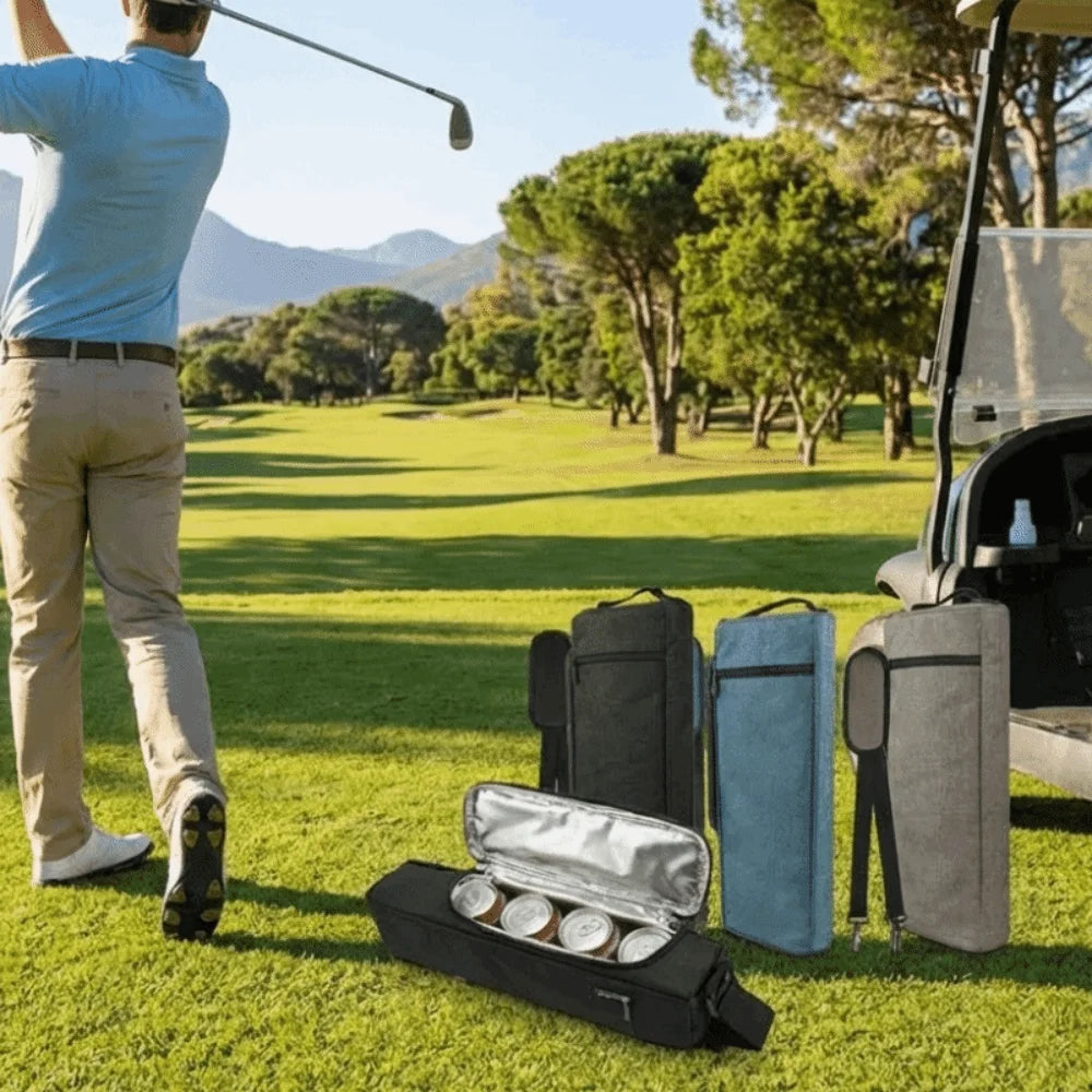 Large Capacity Golf Cooler Bag Leak-proof Cooling Insulated Beer Cooler Bag Adjustable Shoulder Strap Lightweight Oasis Select