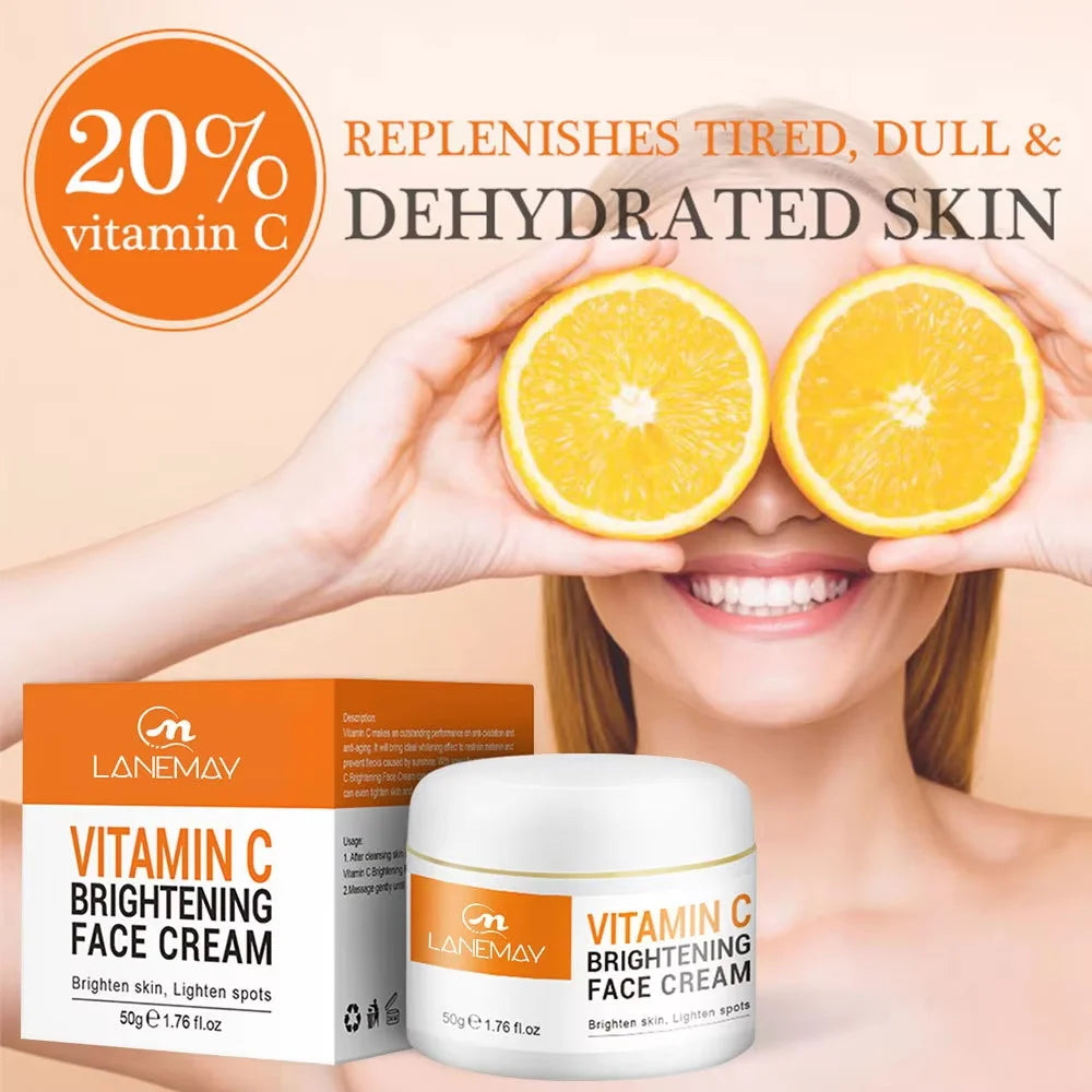 Vitamin C Brightening Face Cream | Dark Spots, Firming & Glow Brightening Face Cream Oasis Select