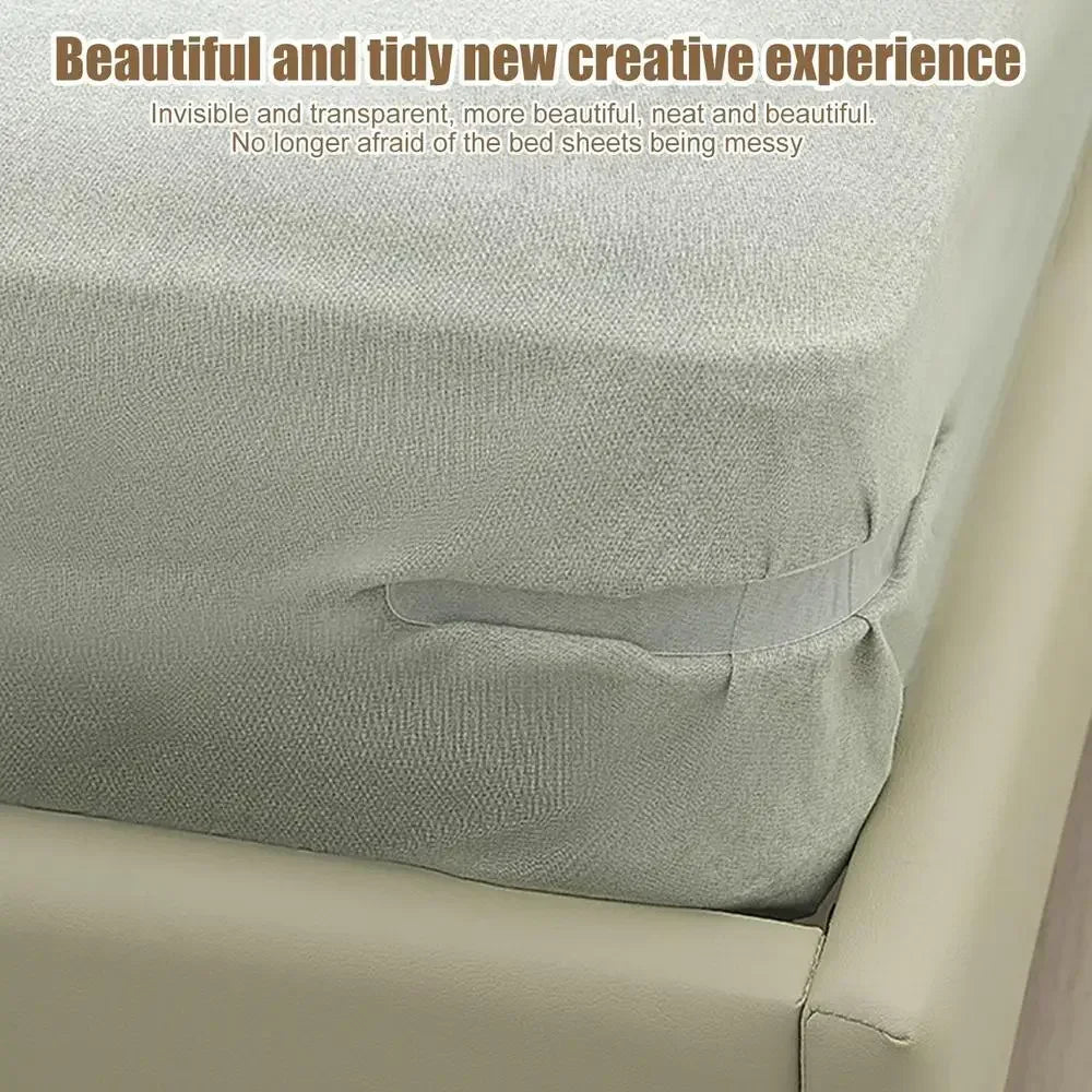 8/4Pcs Heavy Duty Bedsheet Corner Tightener Clips High-quality Materials Durable and Reliable Bed Sheet Grippers for Protectors Oasis Select