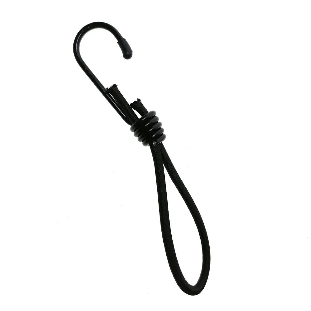 4 pcs 6" Elastic Hook Bungee Loop Cord Tie Down Strap Wire Fix Canopy Tarp Tent Kayak Shock Cord Bungee Rope Luggage Straps DIY Oasis Select