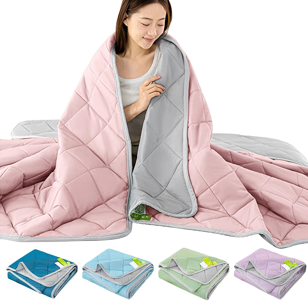 Summer Cooling Blanket Air Condition Comforter Cold Feeling Quilt Washable Lightweight Cold Feeling Quil for Bedroom Living Room Oasis Select