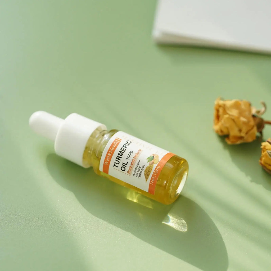 5/3/1Pcs Turmeric Essential Oil Moisturizing Moisturizing Diffuser Aromatherapy Face Body Care Smoothing Body face Skin Care Oasis Select
