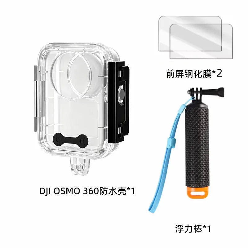 40M Waterproof Dive Case for DJI Osmo 360 Invisible Housing