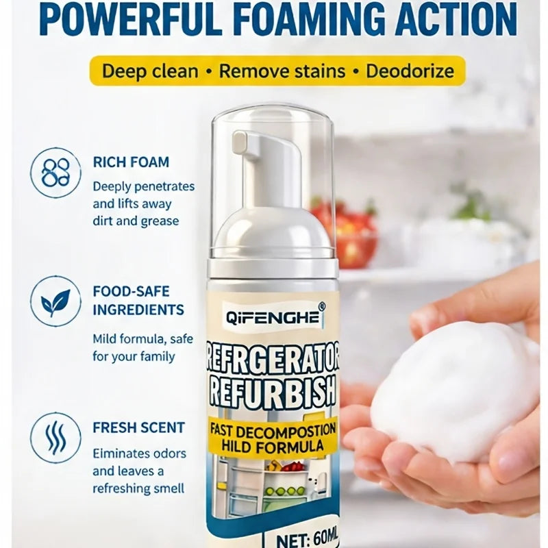 Foam Spray Fridge Cleaner – Removes Grease, Stains & Odours Foam Spray Cleaner Oasis Select