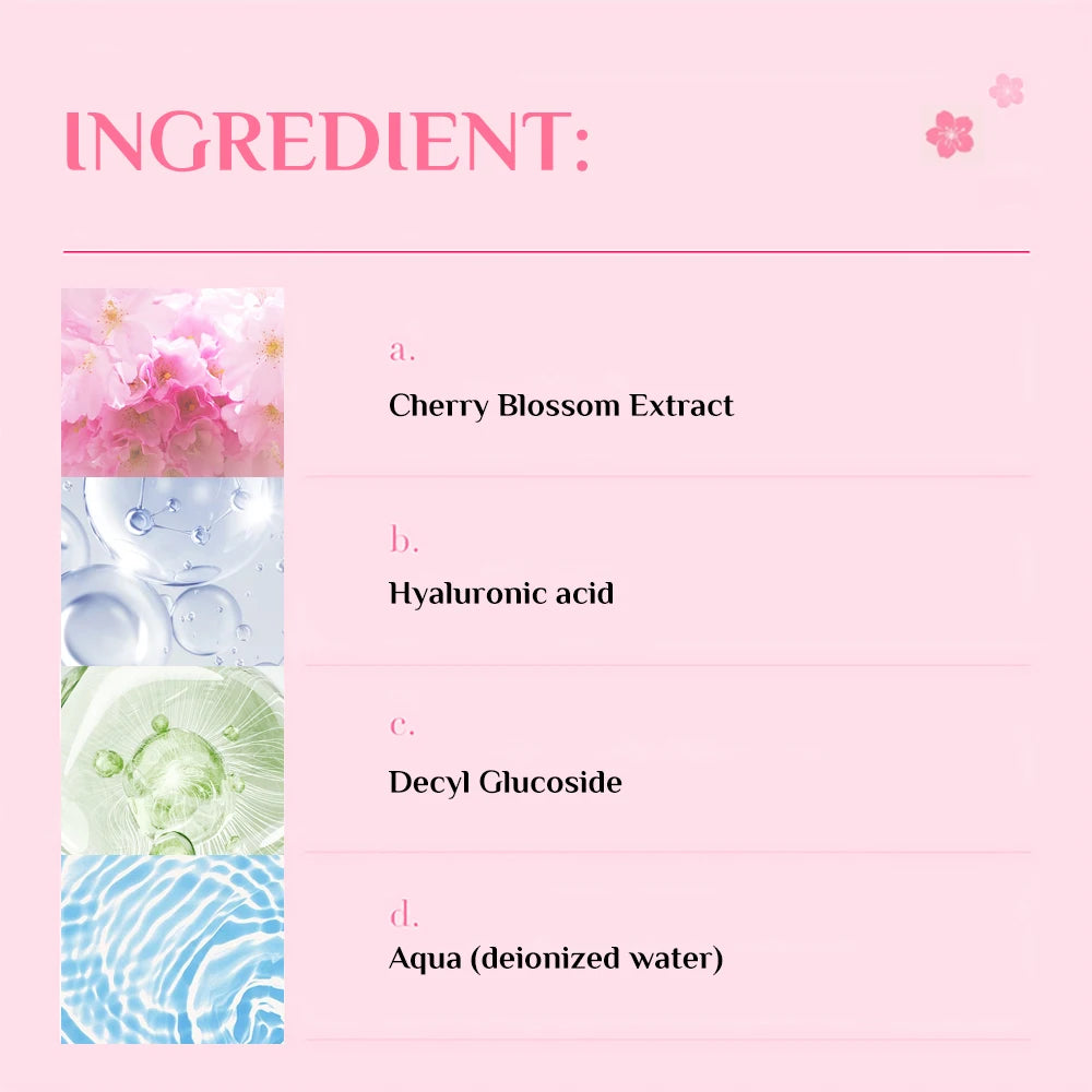 SUYARUN Sakura Face Wash – Brightening Hydrating Cleanser Facial Cleanser Oasis Select