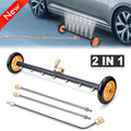 Pressure Washer Undercarriage Cleaner & Water Broom – 4 Nozzle Dual Function