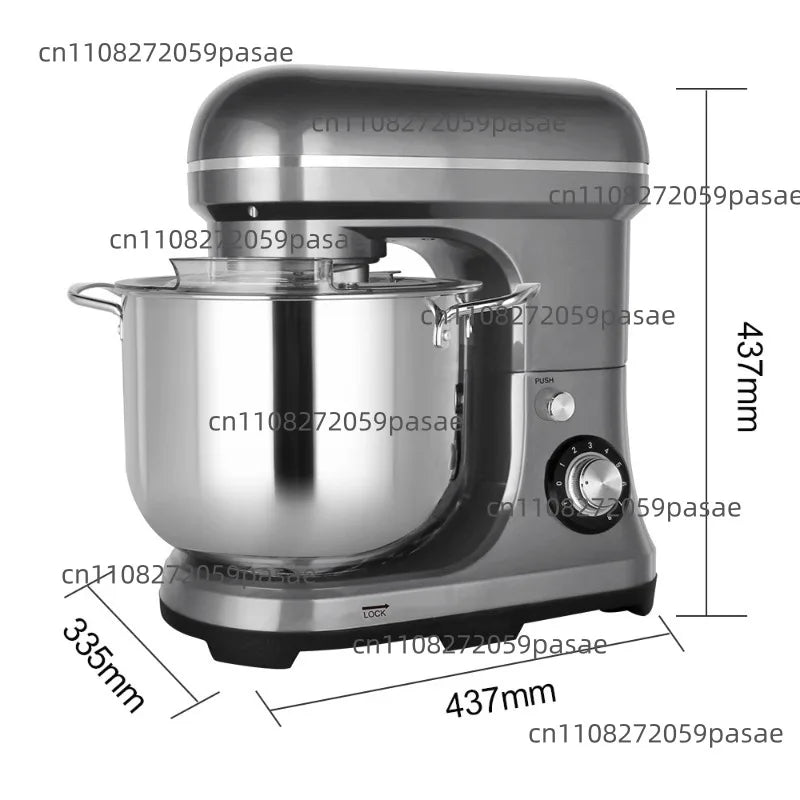 Large-Capacity European Stand Mixer 5L–15L | High-Power
