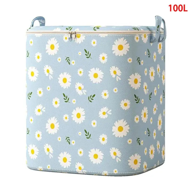 Foldable Non-Woven Clothes Storage Bag | Large Capacity Zipper