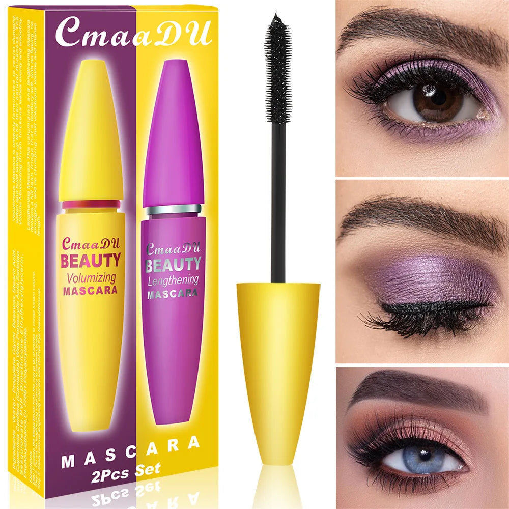 CmaaDu 4D Waterproof Volumizing Mascara – Lengthening & Curling