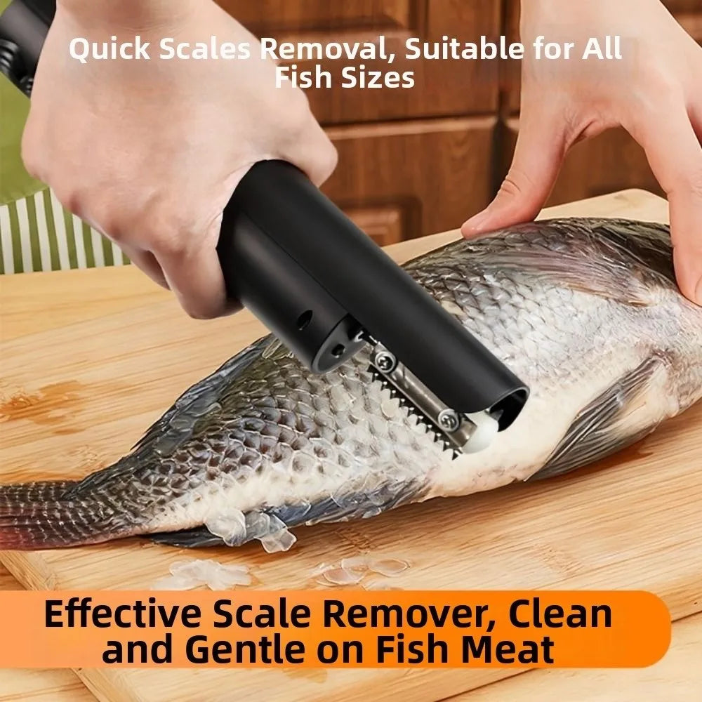 Portable Electric Fish Scaler – Anti-Splash Handheld Tool