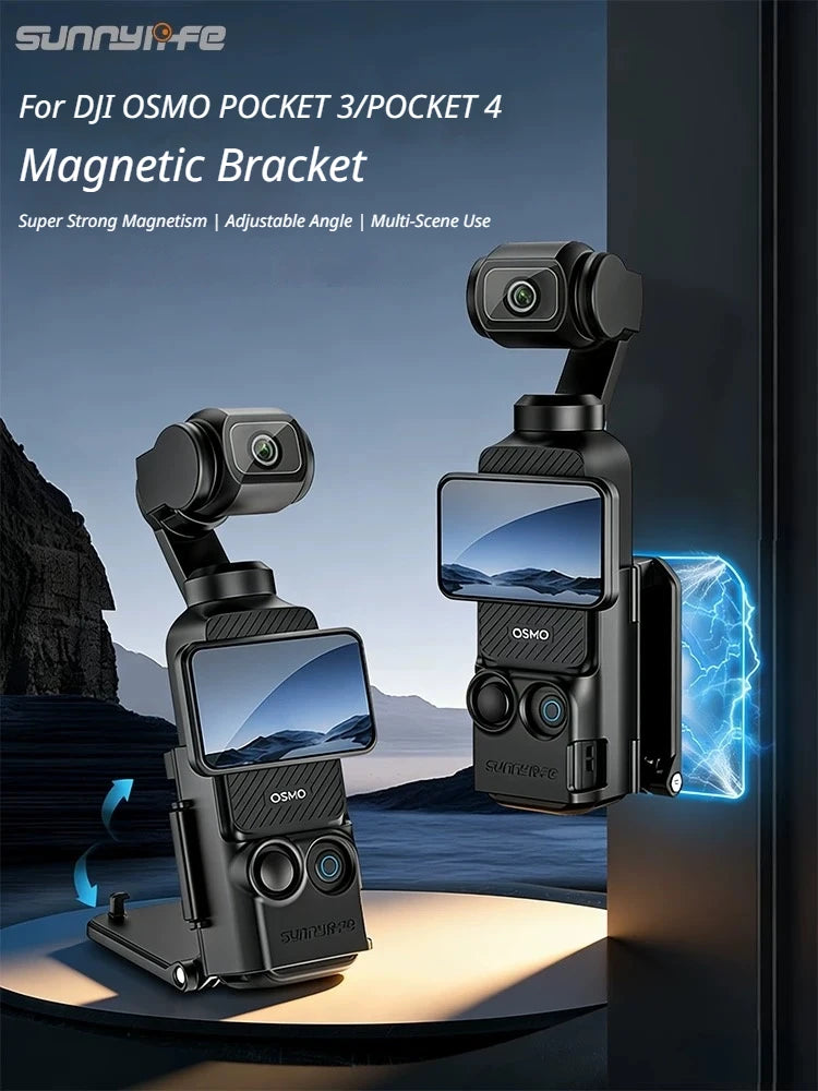 Magnetic Mount for DJI OSMO Pocket 3 & Pocket 4 | Backpack