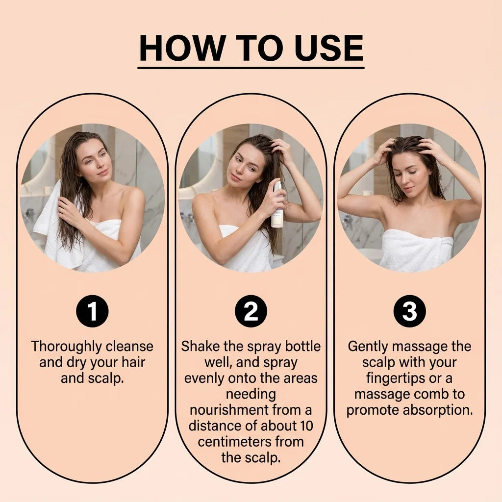 HOEGOA Hair Moisturizing Spray – Frizz Control & Smoothing Leave-In Hair Spray Oasis Select