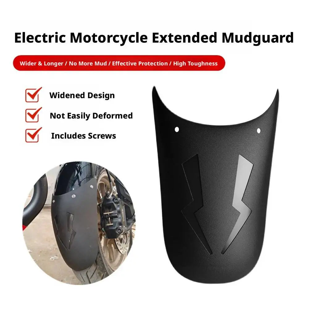 Universal Motorcycle Fender Extension Mudguard Splash Guard 1/2 PCS