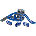 Kid Rail Parking Lot Toys Dinosaur Car Parking Building Model Simulation Fire Police Engineering Vehicle Toy Boys Birthday Gifts Oasis Select Police