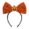 2026 Latest Halloween Cobweb Ears Headband Women Festival DIY Mouse Hairband Kids Party Villains Cosplay DIY Hair Accessories Oasis Select Orange