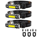 Rechargeable COB LED Headlamp – Magnetic & Waterproof 300 Lm