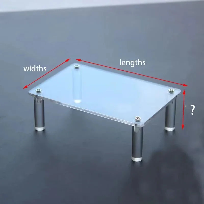 Transparent Acrylic Display Shelf | Multi-Use Storage Stand