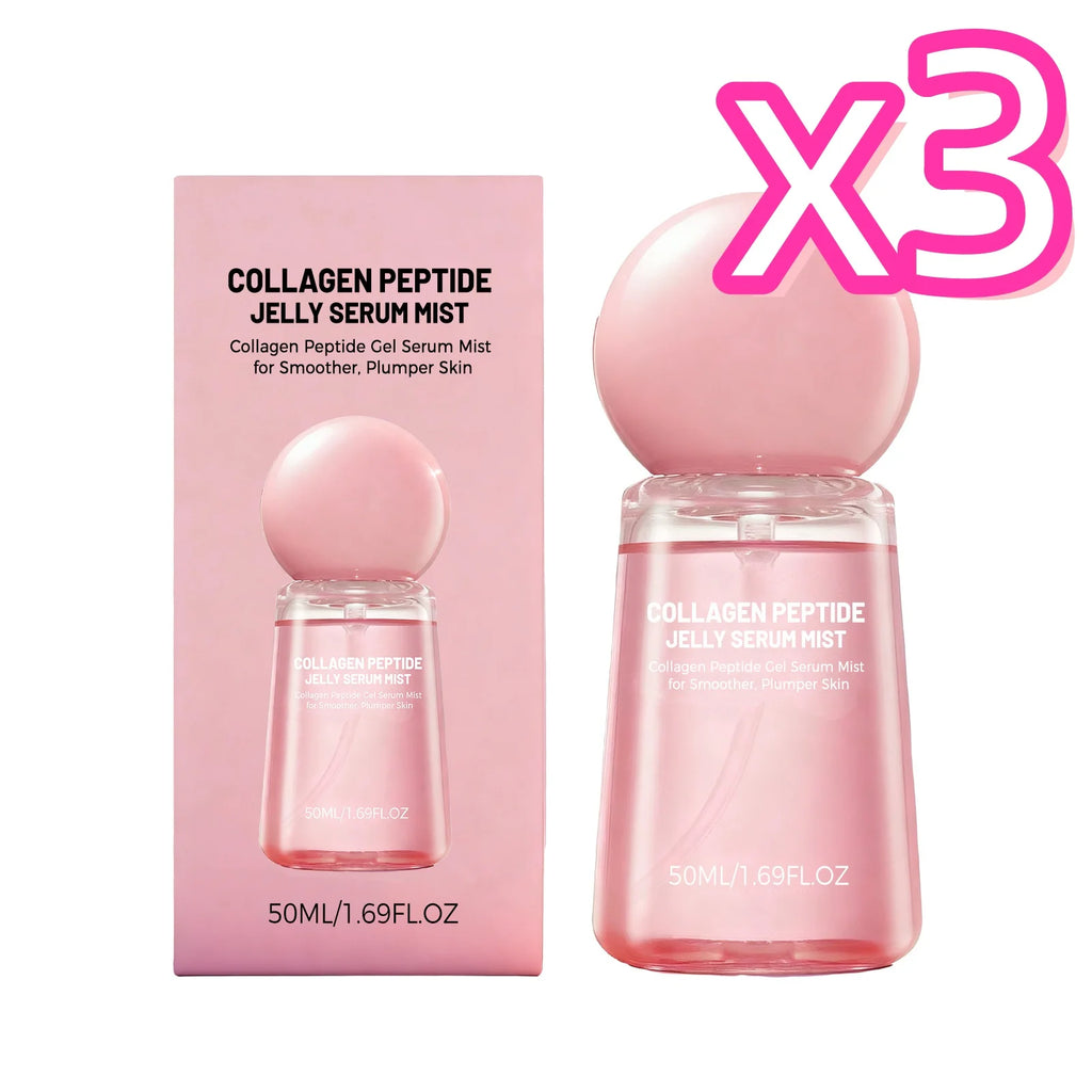 Collagen Peptides Jelly Serum Mist | Hydrating Face Spray 50ml Face Serum Mist Oasis Select 50ml Boxed x 3